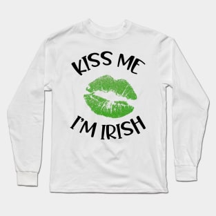 Kiss Me - I'm Irish Long Sleeve T-Shirt